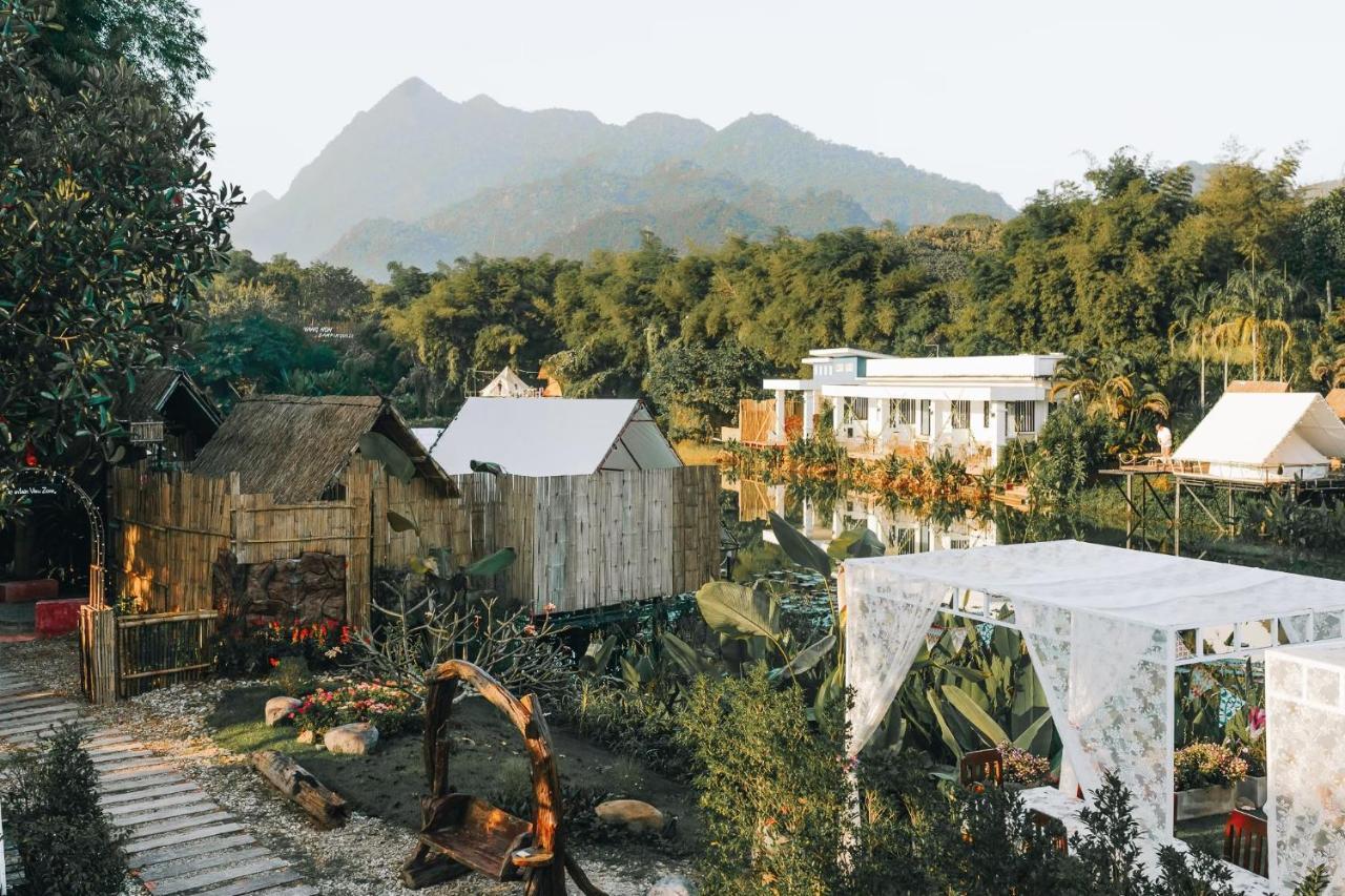 Nang Non Camping Ville นางนอนแค้มป์ปิ้งวิลล์ Мае Сай Экстерьер фото